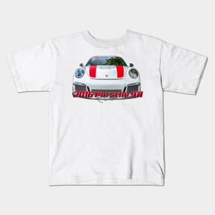 2016 Porsche 911 R Coupe Kids T-Shirt